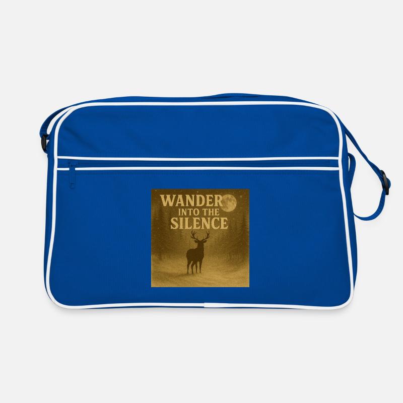 Silent Forest Stag – Wander Into The Silence Art Retro Bag