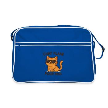 Sun Cat Style - Retro Bag - blue/white - Front
