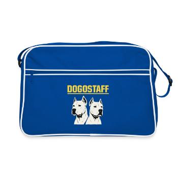 DOGOSTAFF Double Dogs Graphique - Sac Retro - bleu/blanc - Devant