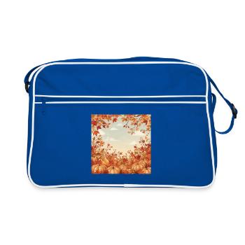 Bonjour l’automne - Sac Retro - bleu/blanc - Devant