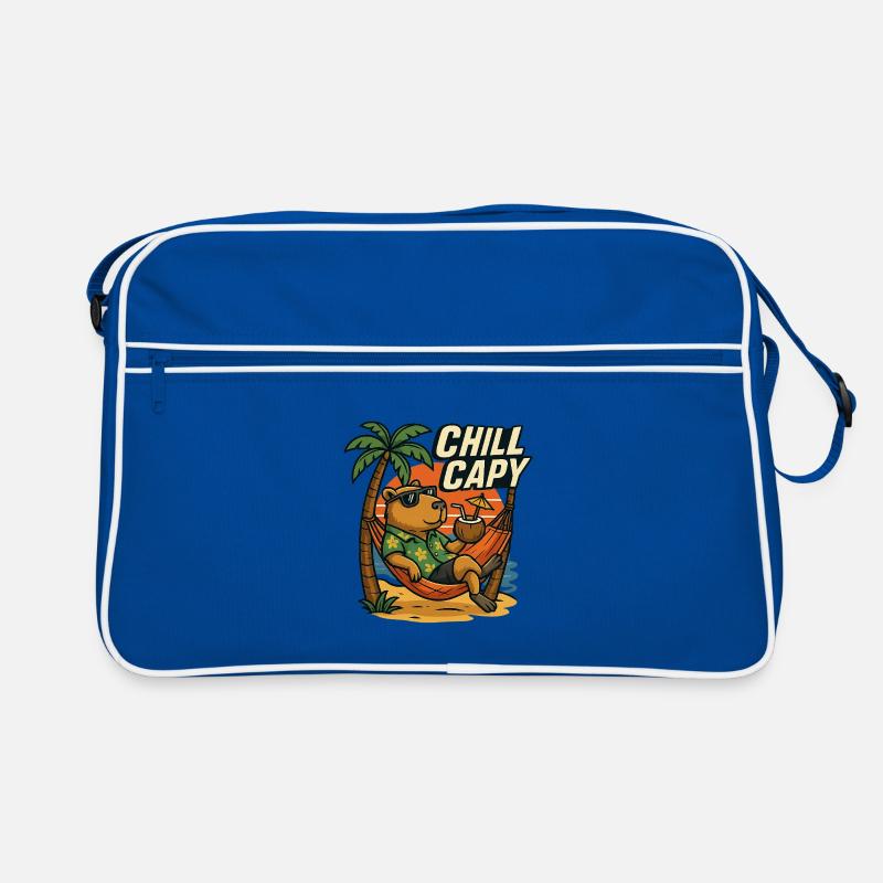 Chill Capy – Capybara de plage Sac Retro