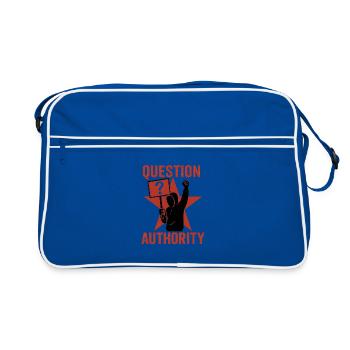 Question Puissance - Sac Retro - bleu/blanc - Devant