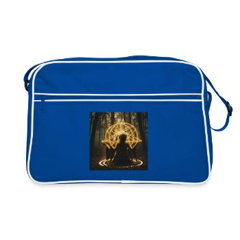 Wicca  - Retro Bag - blue/white - Front