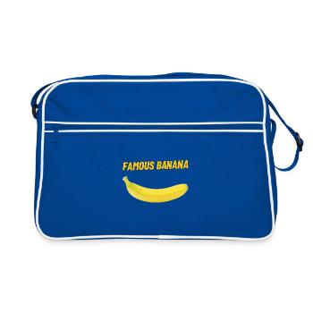 Famous Banana - Retro Bag - blue/white - Front
