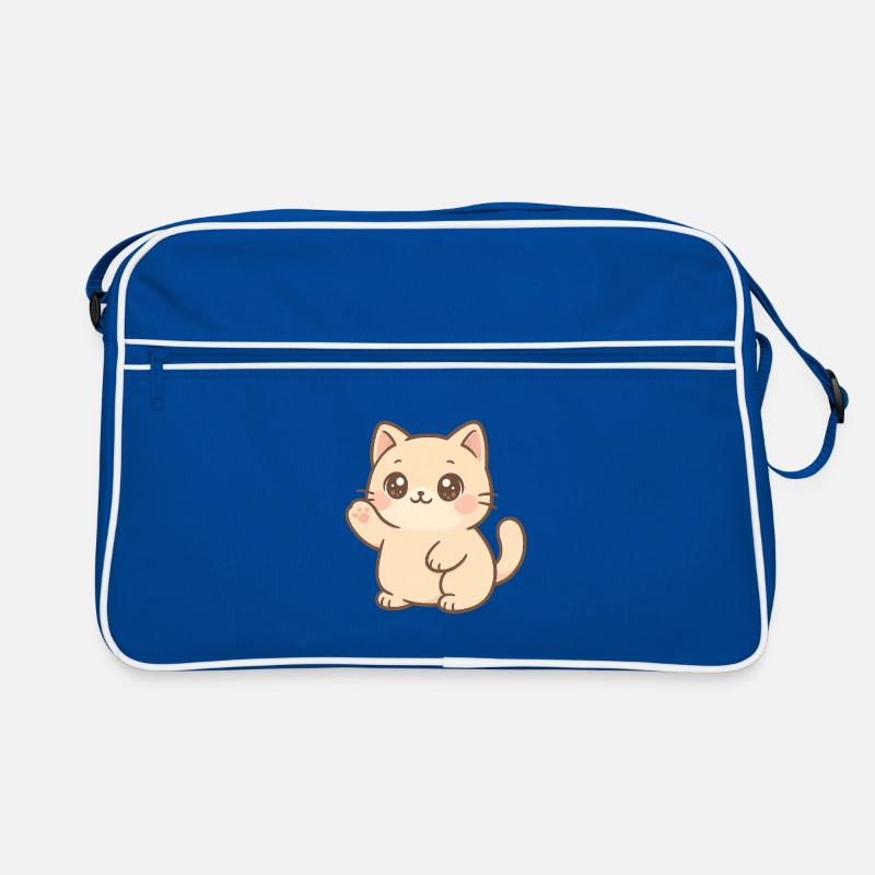 Conception du Wavening de chatons Kawaii Sac Retro
