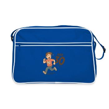 Born in '96 – Not Ready for 30 - Retro Bag - blue/white - Front