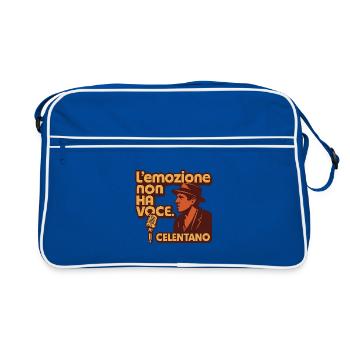  L'emozione non ha voce - Sac Retro - bleu/blanc - Devant