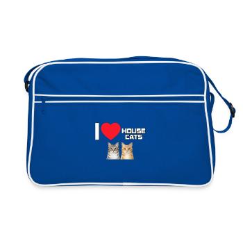 Design original DJ Raymond - Sac Retro - bleu/blanc - Devant