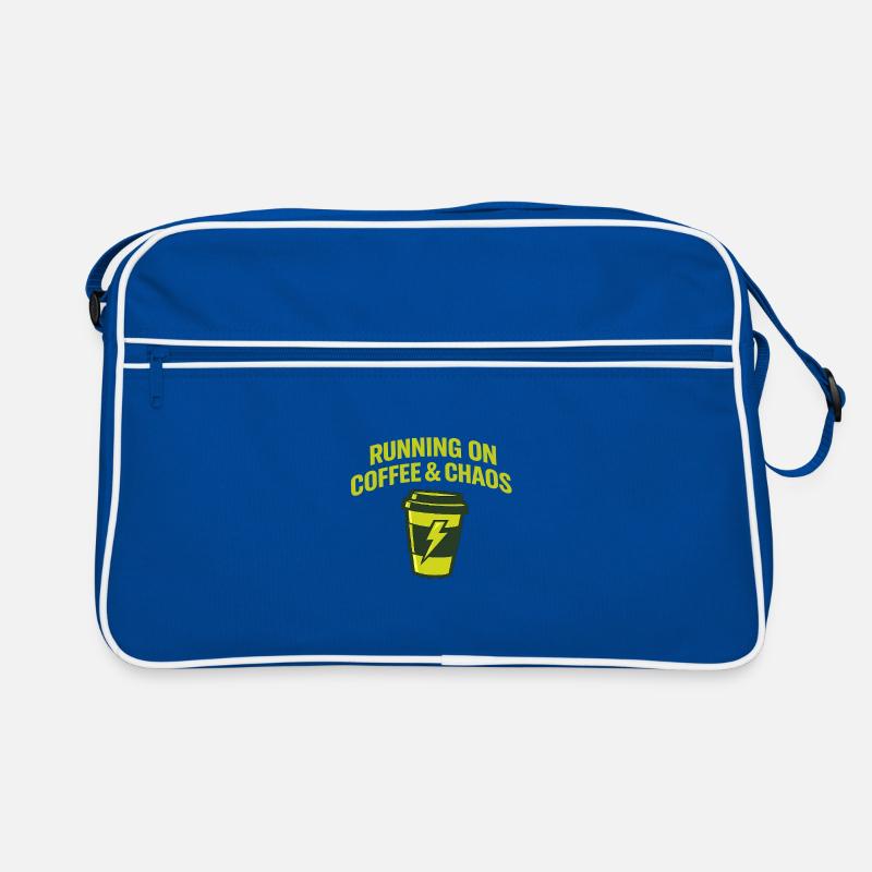 Kaffee & Chaos: Laufmodus Retro Tasche