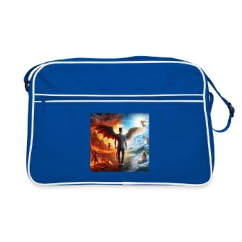 Equilibre Céleste et Infernal - Sac Retro - bleu/blanc - Devant