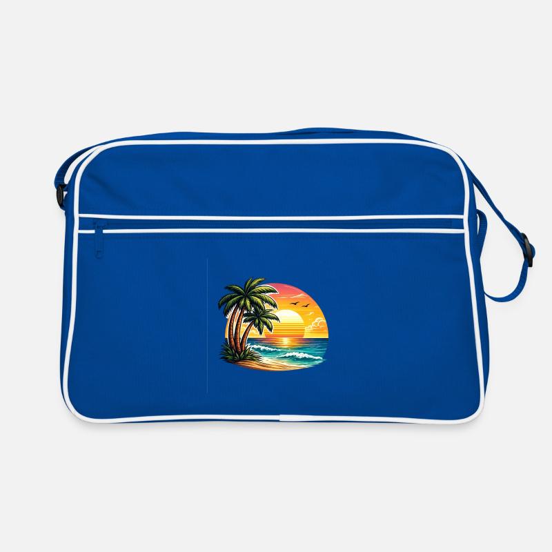 Palm Beach Sunset Retro Bag