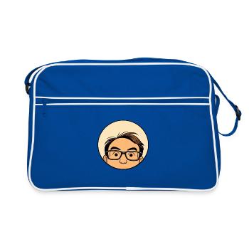 Felix does something - Retro Bag - blue/white - Front