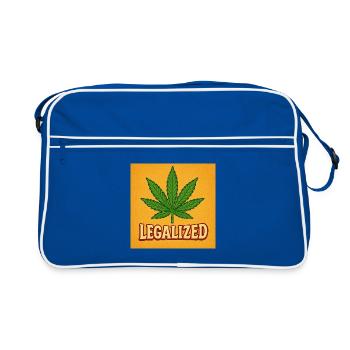 Légalisation - Sac Retro - bleu/blanc - Devant