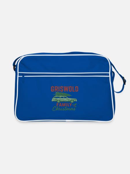 Voiture de Noël de la famille Griswold - Sac Retro - bleu/blanc - Devant