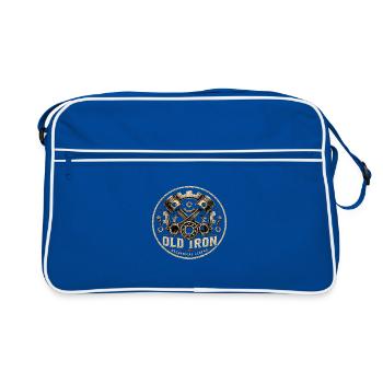 Old Iron Mechanics Legend - Retro Bag - blue/white - Front