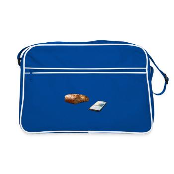 Pain - Sac Retro - bleu/blanc - Devant
