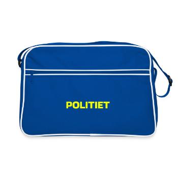 police - Retro Bag - blue/white - Front