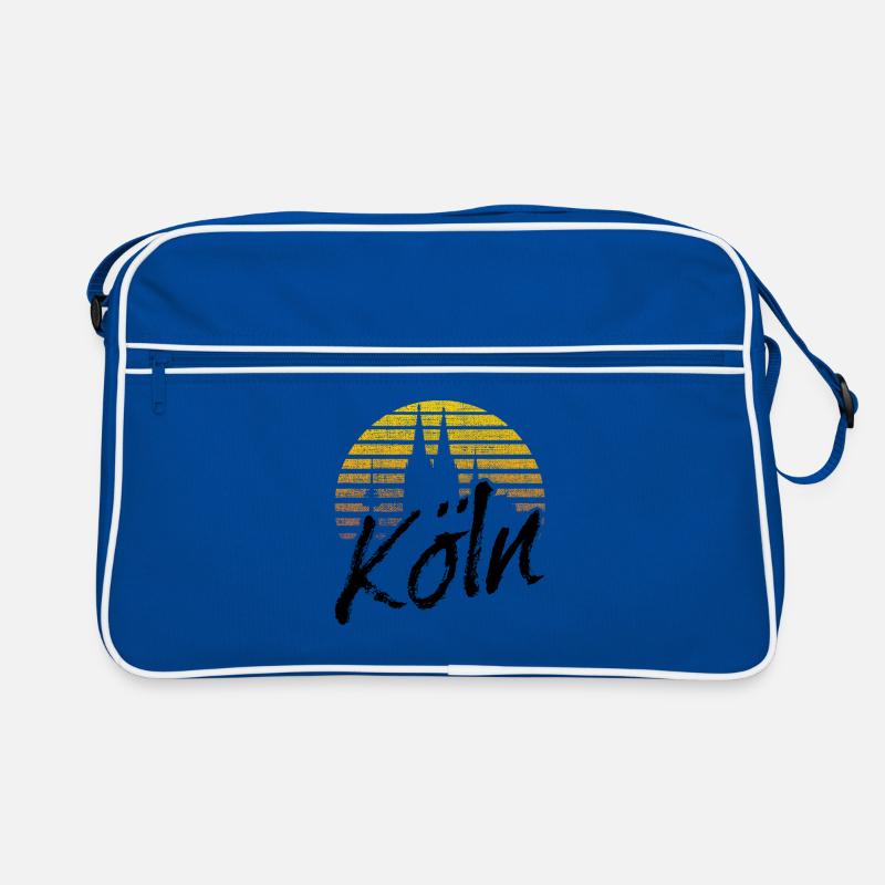 Köln Kölner Skyline Kölner Dom Vintage Geschenk Retro Tasche