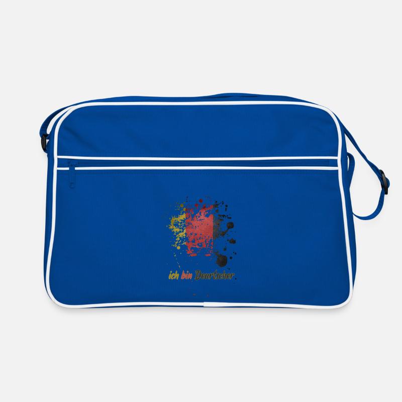 ich bin deutscher Retro Tasche