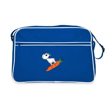 Carotte Chèvre Chèvre - Sac Retro - bleu/blanc - Devant