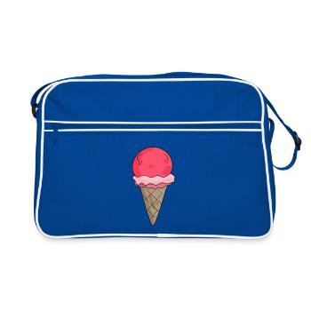 Ice - Retro Bag - blue/white - Front