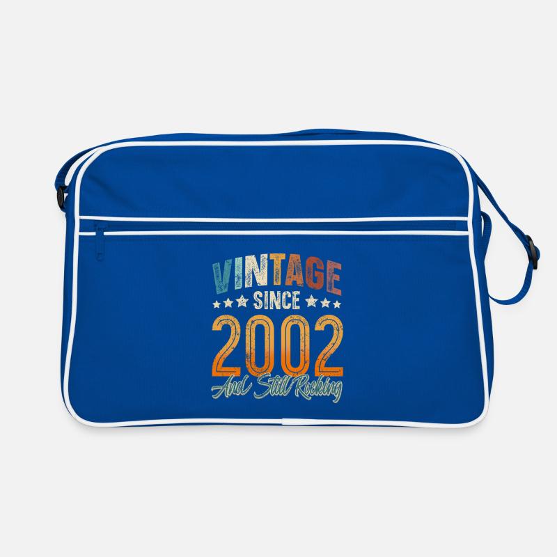 2002 Année de naissance Anniversaire Année de construction Millésime Sac Retro