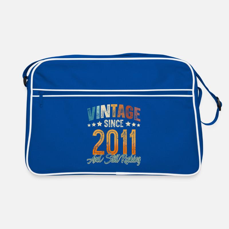2011 Année de naissance Anniversaire Année de construction Millésime Sac Retro