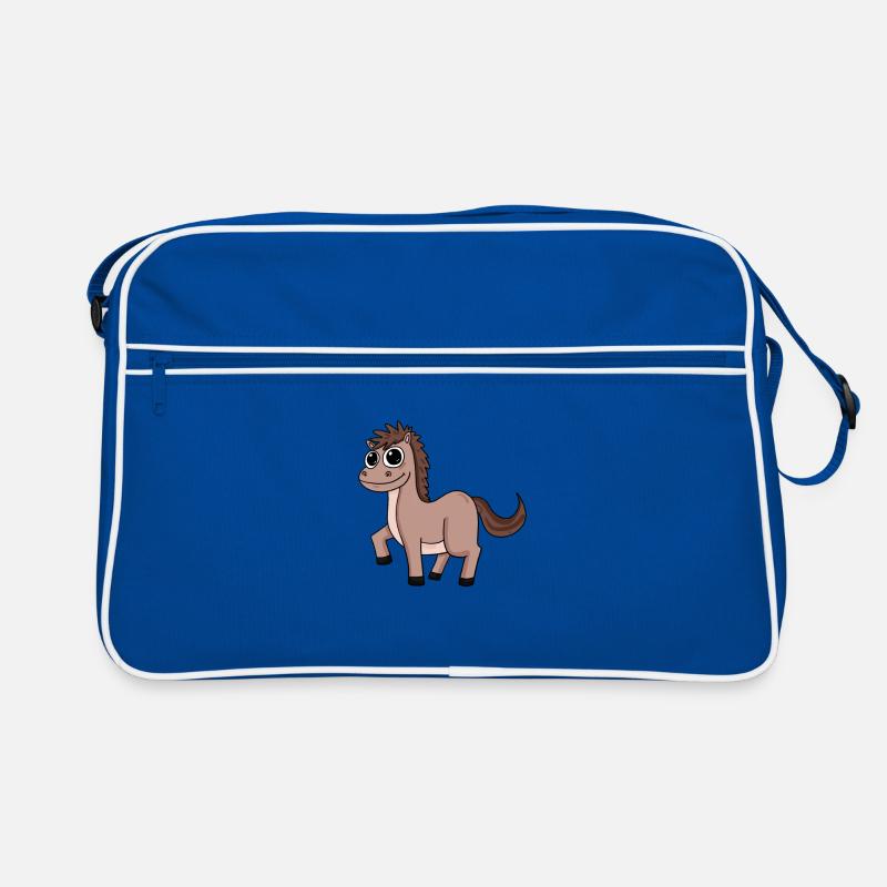 Pferd Pferde Hauspferd Retro Tasche