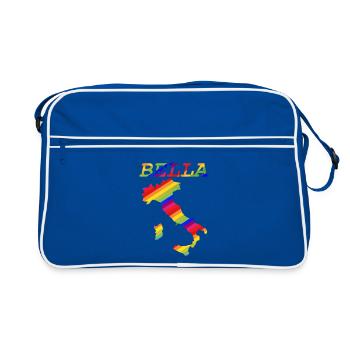Bella Italia Pride Arc-en-ciel - Sac Retro - bleu/blanc - Devant