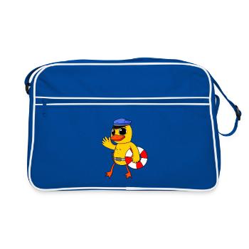 Lifeguard Police Chicks - Retro Bag - blue/white - Front