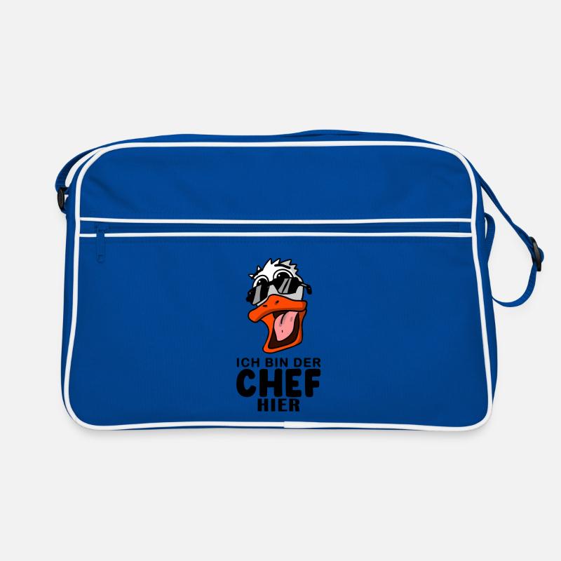 Cool Ente Chef Spruch Retro Tasche