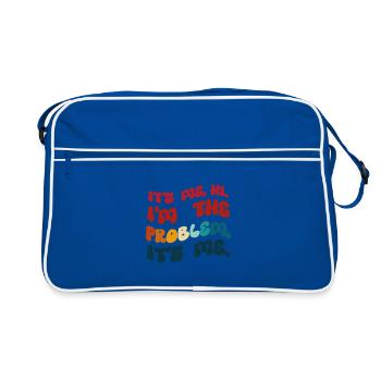 Humour colored It's Me Hi I'm the Problem - Sac Retro - bleu/blanc - Devant