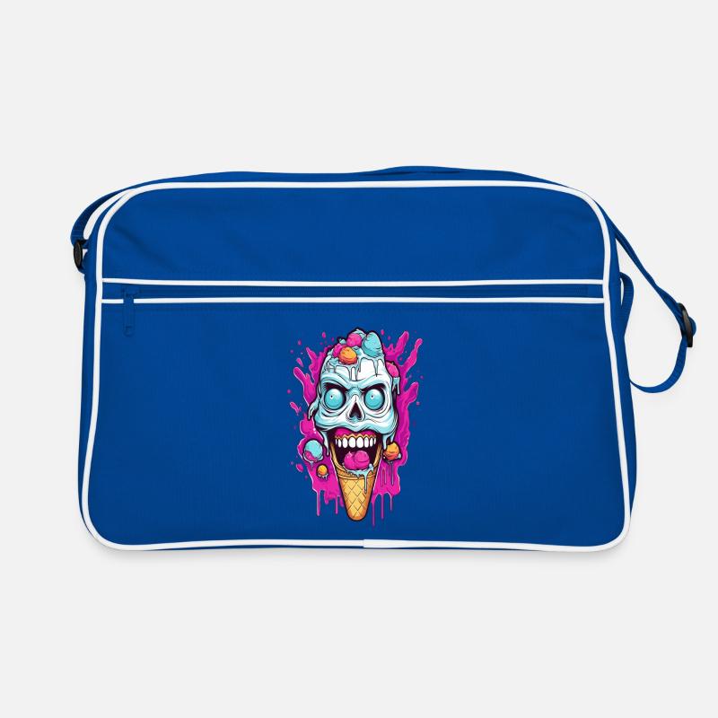 Skull Eiscreme Design Retro Bag