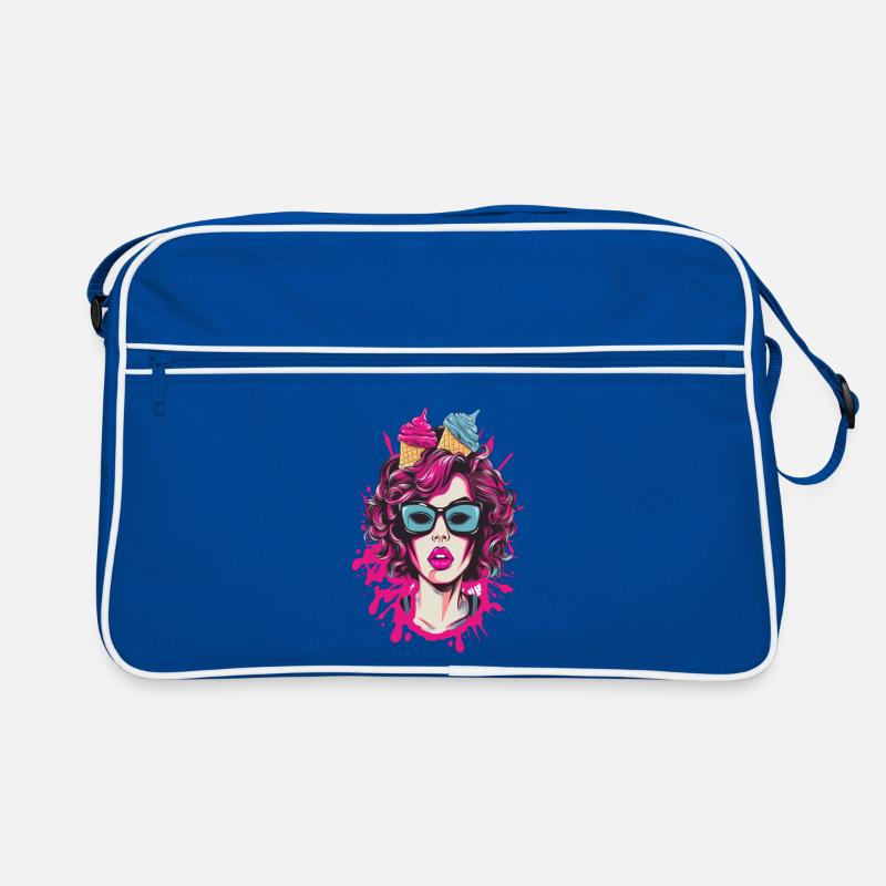Lebendige Pop-Art Comics Schwester Retro Tasche
