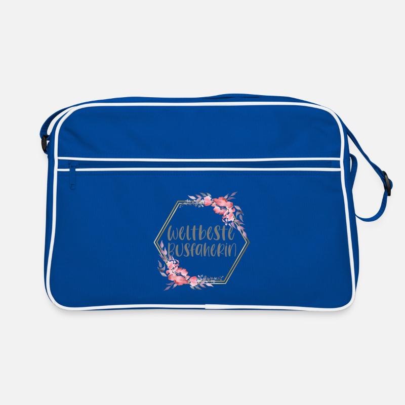 Busfahrerin Bus Beruf Geschenk Retro Tasche