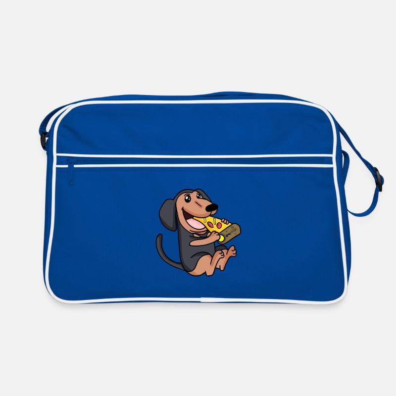 Pizza pour chien Coonhound Sac Retro