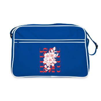 LOVE U - Sac Retro - bleu/blanc - Devant