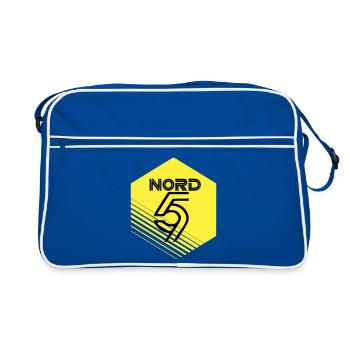 Nord - Sac Retro - bleu/blanc - Devant