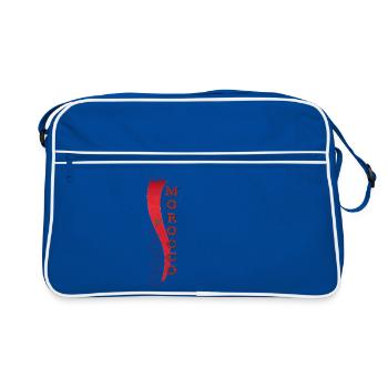 Flag of Morocco that inspires respect and admiration - Retro Bag - blue/white - Front