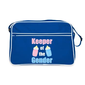 Gardiens de la diversité de genre - Sac Retro - bleu/blanc - Devant