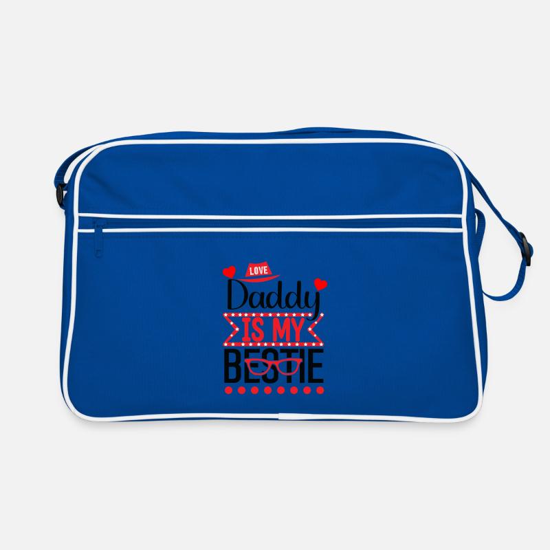 Bester Papa Retro Tasche