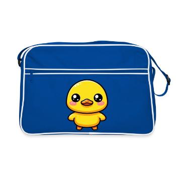 Duckling Duck Duck Duck - Retro Bag - blue/white - Front