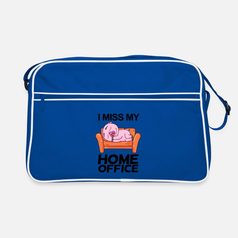 Home Office Saying Funny Retro Bag