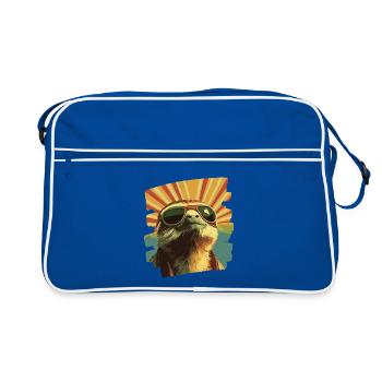Sloth Retro - Retro Bag - blue/white - Front