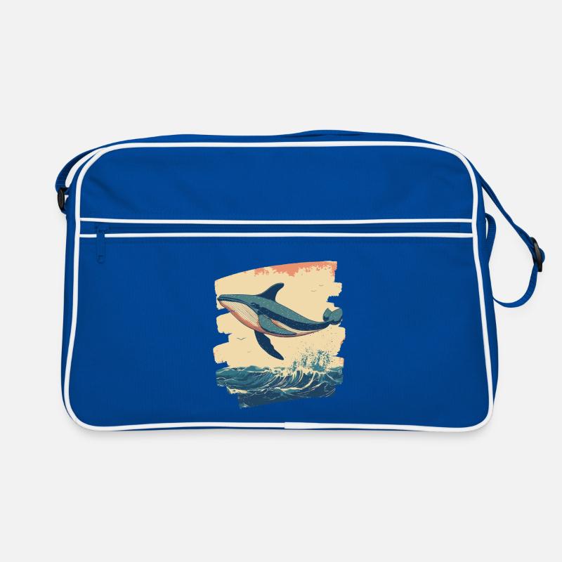 Whale Retro Bag