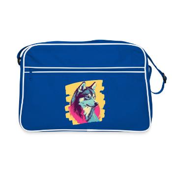 Rauque - Sac Retro - bleu/blanc - Devant