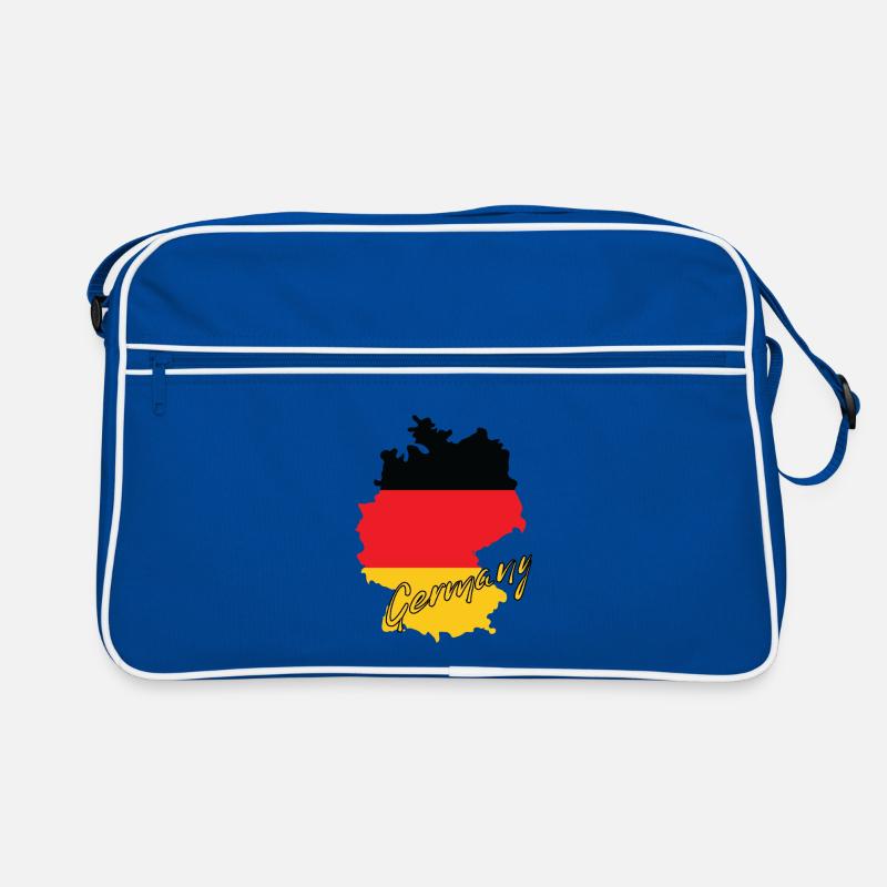 Flag of Germany, German pride Retro Bag