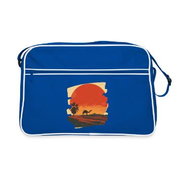Chameau - Sac Retro - bleu/blanc - Devant