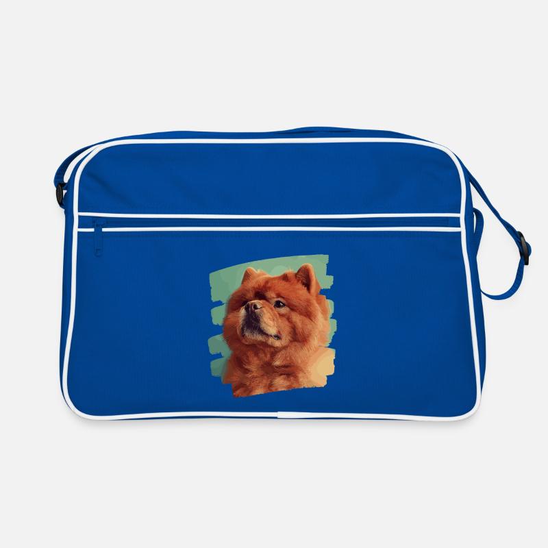 Chow Chow Retro Tasche