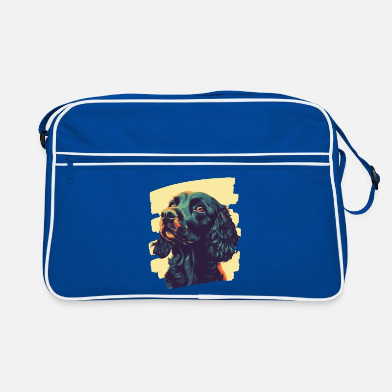 Cocker Spaniel Retro Tasche